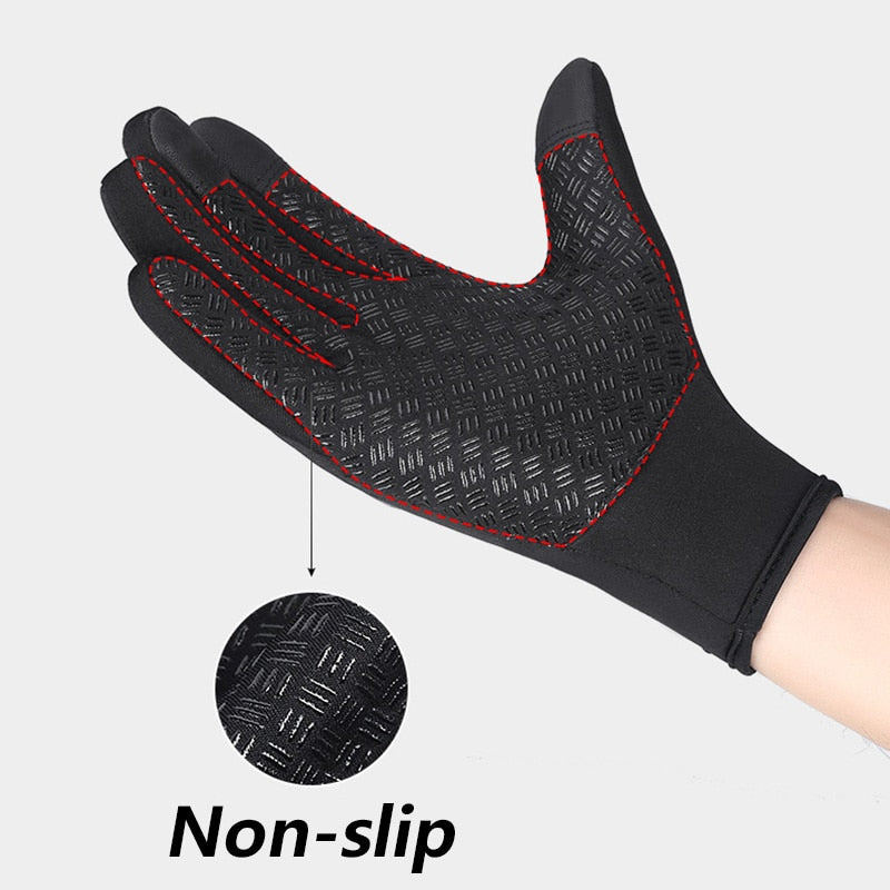 Waterproof Touchscreen Winter Gloves - Windproof Cold Weather Gloves for Cycling Skiing Hiking (Unisex, -5°C)
