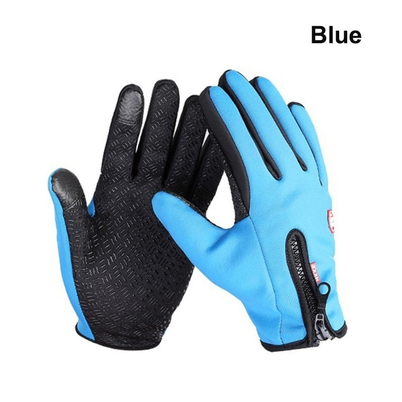 Waterproof Touchscreen Winter Gloves - Windproof Cold Weather Gloves for Cycling Skiing Hiking (Unisex, -5°C)
