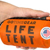 Survival Life Tent • 2 Person Mylar Emergency Shelter Tube Tent + Paracord