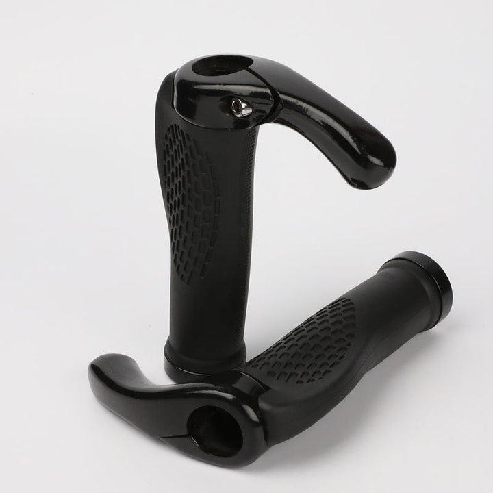 Mountain Bike Meat Ball Lock Handle Cover With Auxiliary Handle Horn Handle Cover Bicycle Equipment