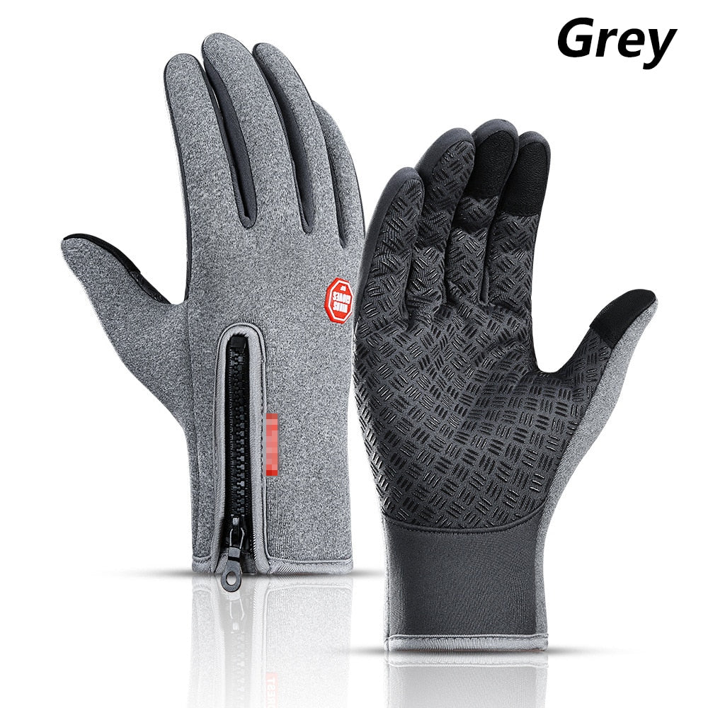Waterproof Touchscreen Winter Gloves - Windproof Cold Weather Gloves for Cycling Skiing Hiking (Unisex, -5°C)