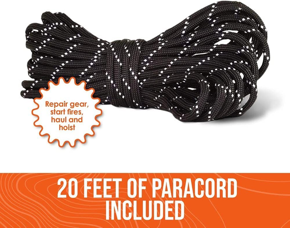 Survival Life Tent • 2 Person Mylar Emergency Shelter Tube Tent + Paracord