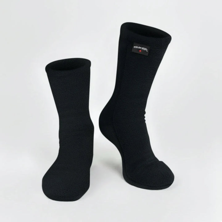 Polar Feet Supersoft Fleece Socks - Black