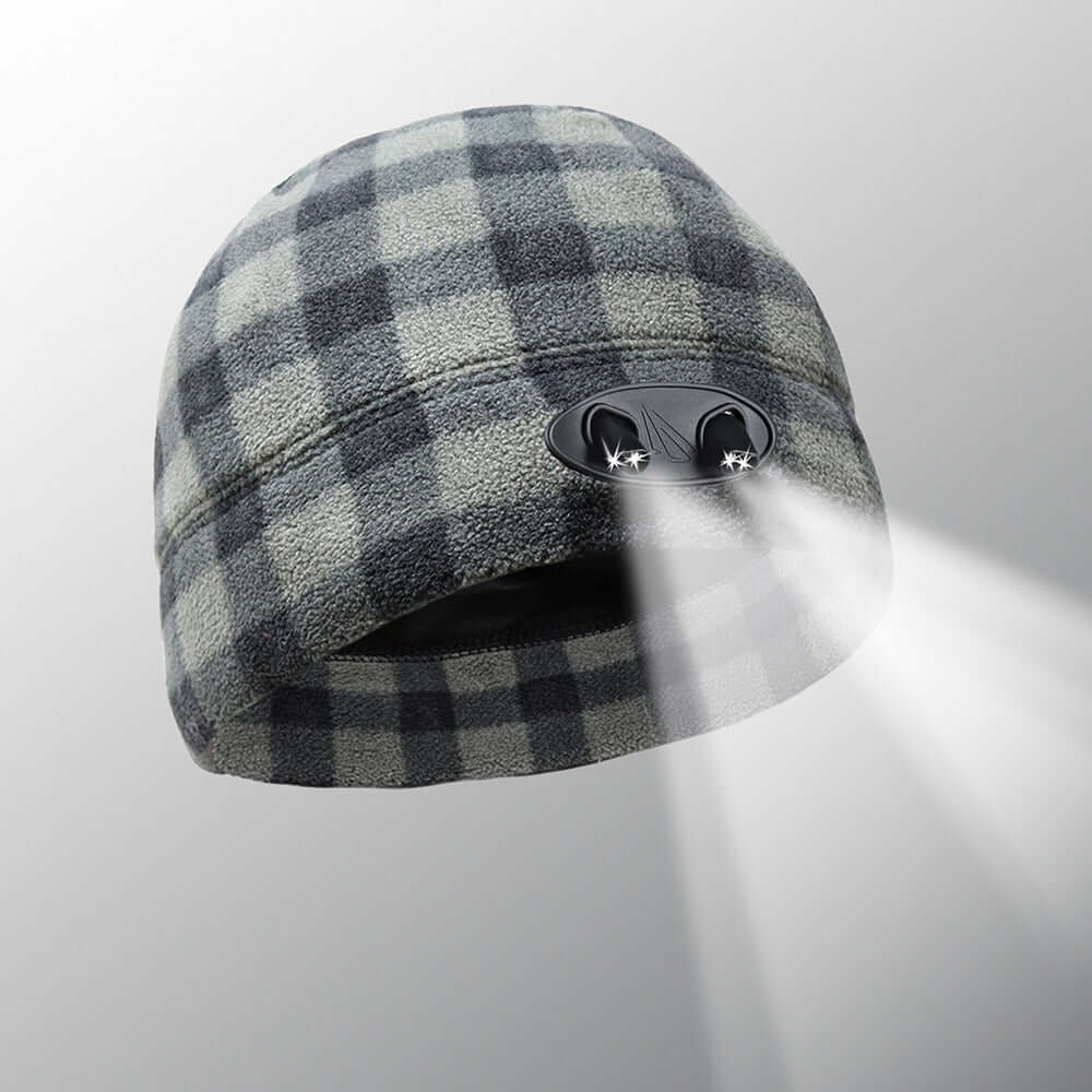 POWERCAP 35/55 Fleece LED Beanie Hat With Lights