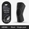 Outdoor sports cycling running basketball knee pads knitted high elasticity comfortable silicone anti damage protective gear