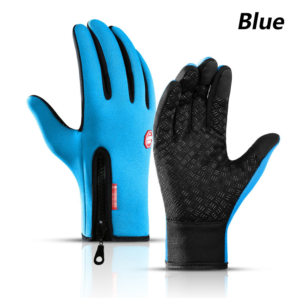 Waterproof Touchscreen Winter Gloves - Windproof Cold Weather Gloves for Cycling Skiing Hiking (Unisex, -5°C)