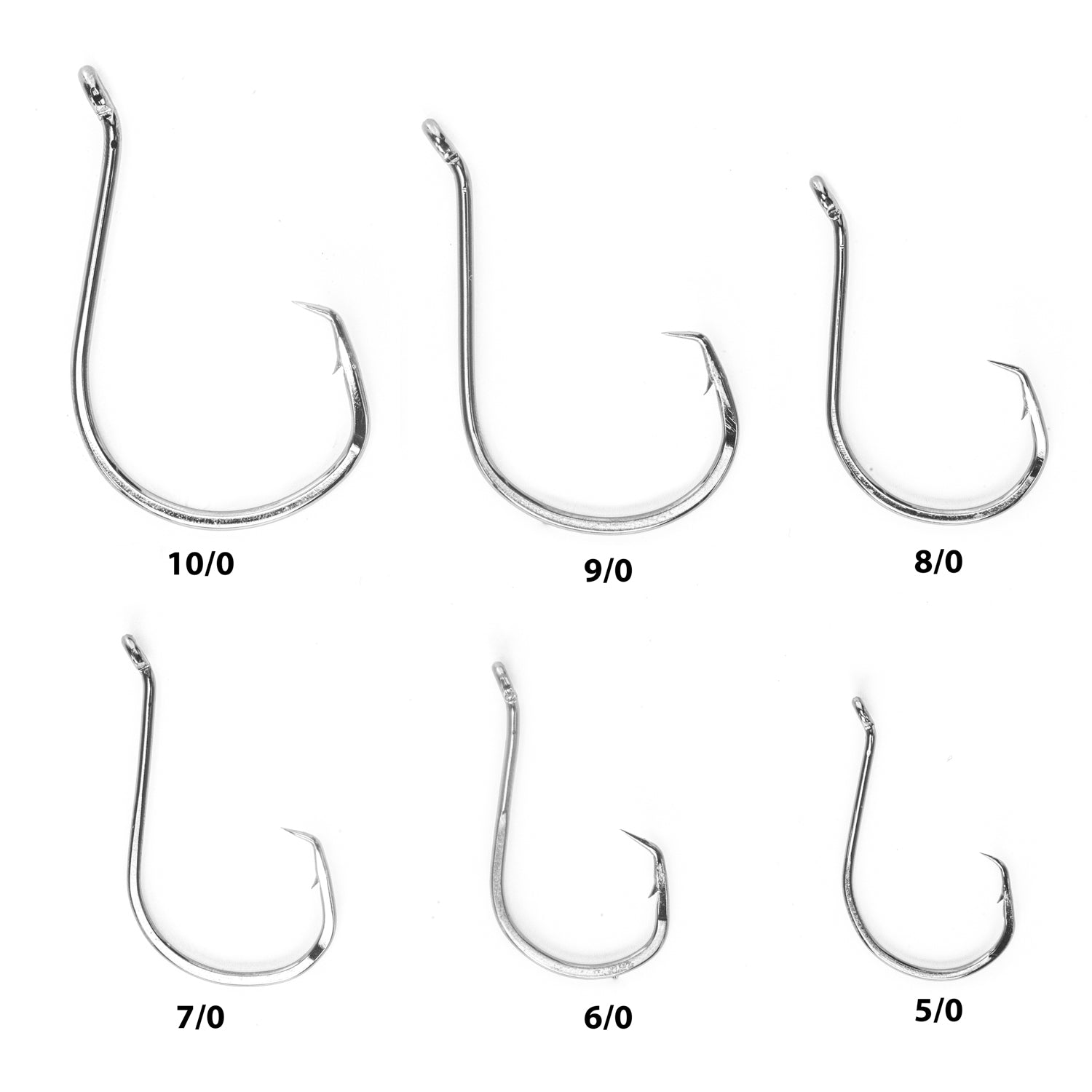 Double Offset Circle Hooks 8/0 - Value Pack