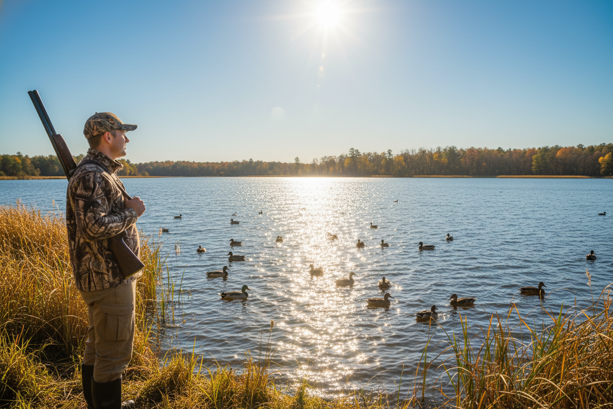 Make it mid-day and sunnier so it has a brighter, more cheerful atmosphere